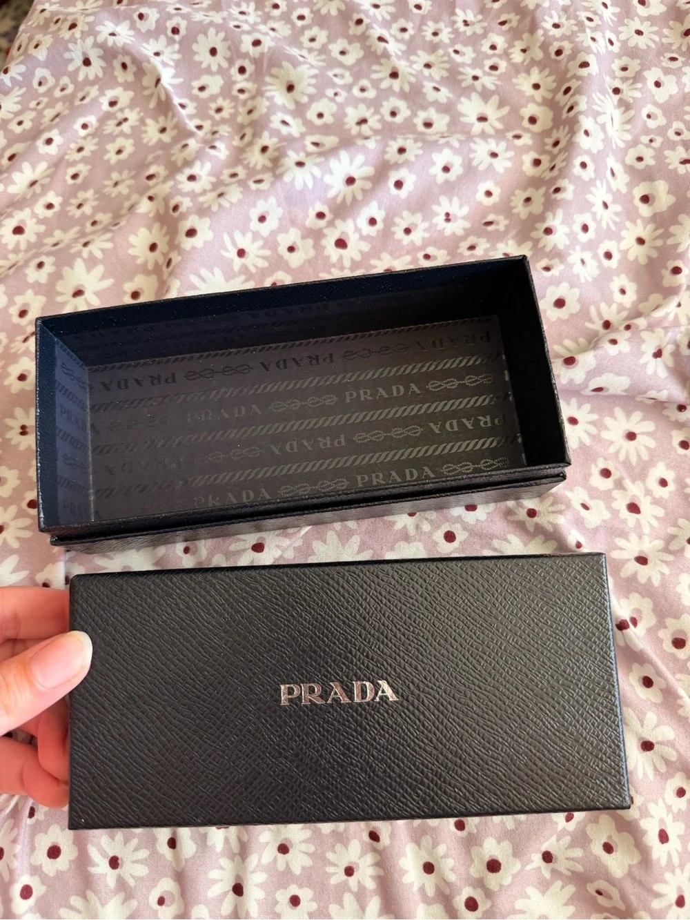 Prada Women’s Black Sunglasses with Gold Trim